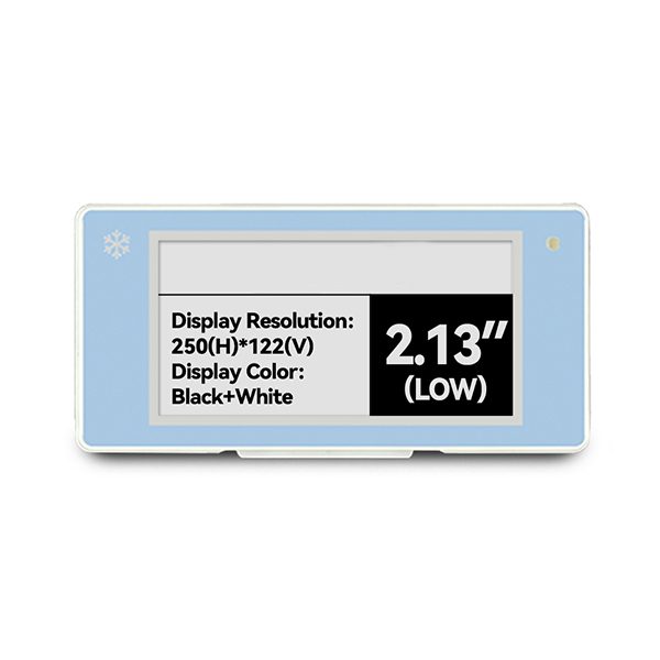 2,13 Zoll-Gefrierschrank-Digital-Regalaufkleber Schwarzweiss/niedrige Temperatur