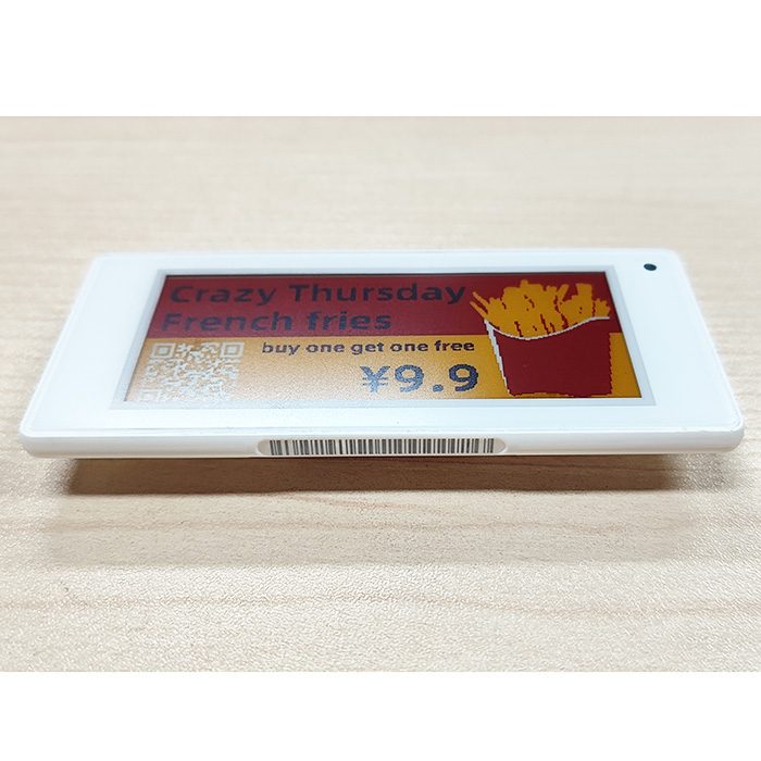 2,9 Zoll 4 Farbe Elektronische Einzelhandel Label Display Farbe Schwarz Weiß Rot Gelb