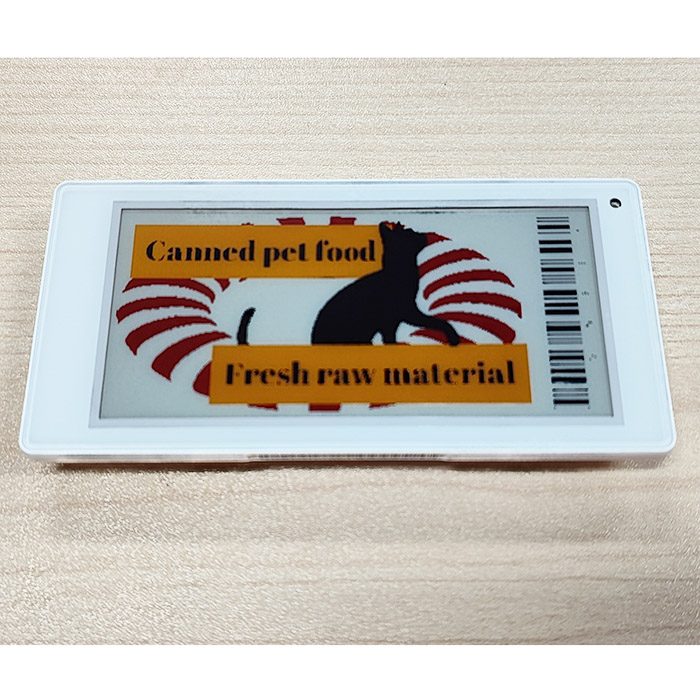 3,5 Zoll 4 Farbe Elektronische Einzelhandel Label Display Farbe Schwarz Weiß Rot Gelb