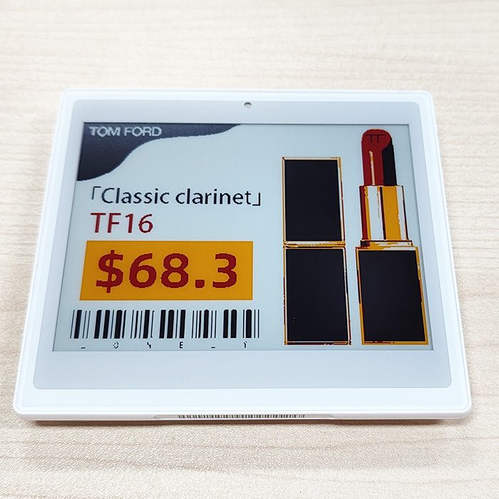 4,2 Zoll 4 Farbe Elektronische Einzelhandel Label Display Farbe Schwarz Weiß Rot Gelb