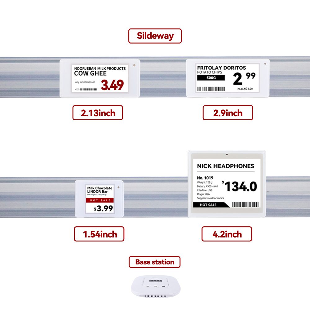 Demo-Kits für elektronische Regaletiketten, 10 Stück
