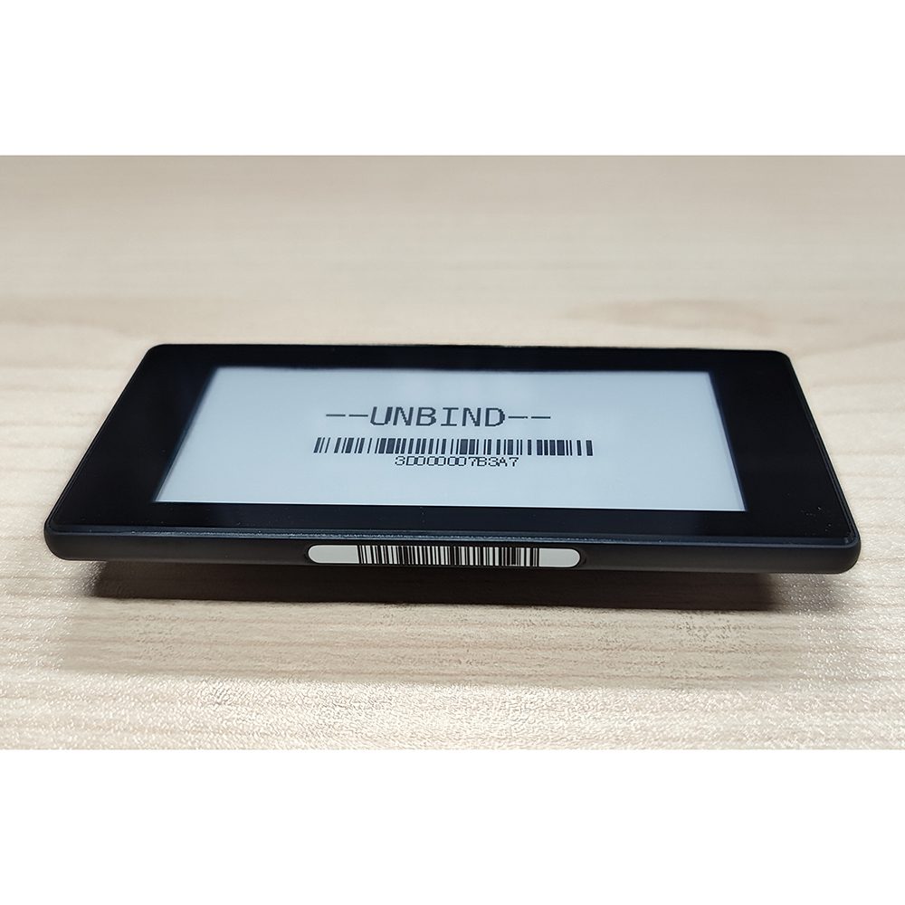 Schwarzes Shell 2,9 Zoll elektronisches Regaletikett