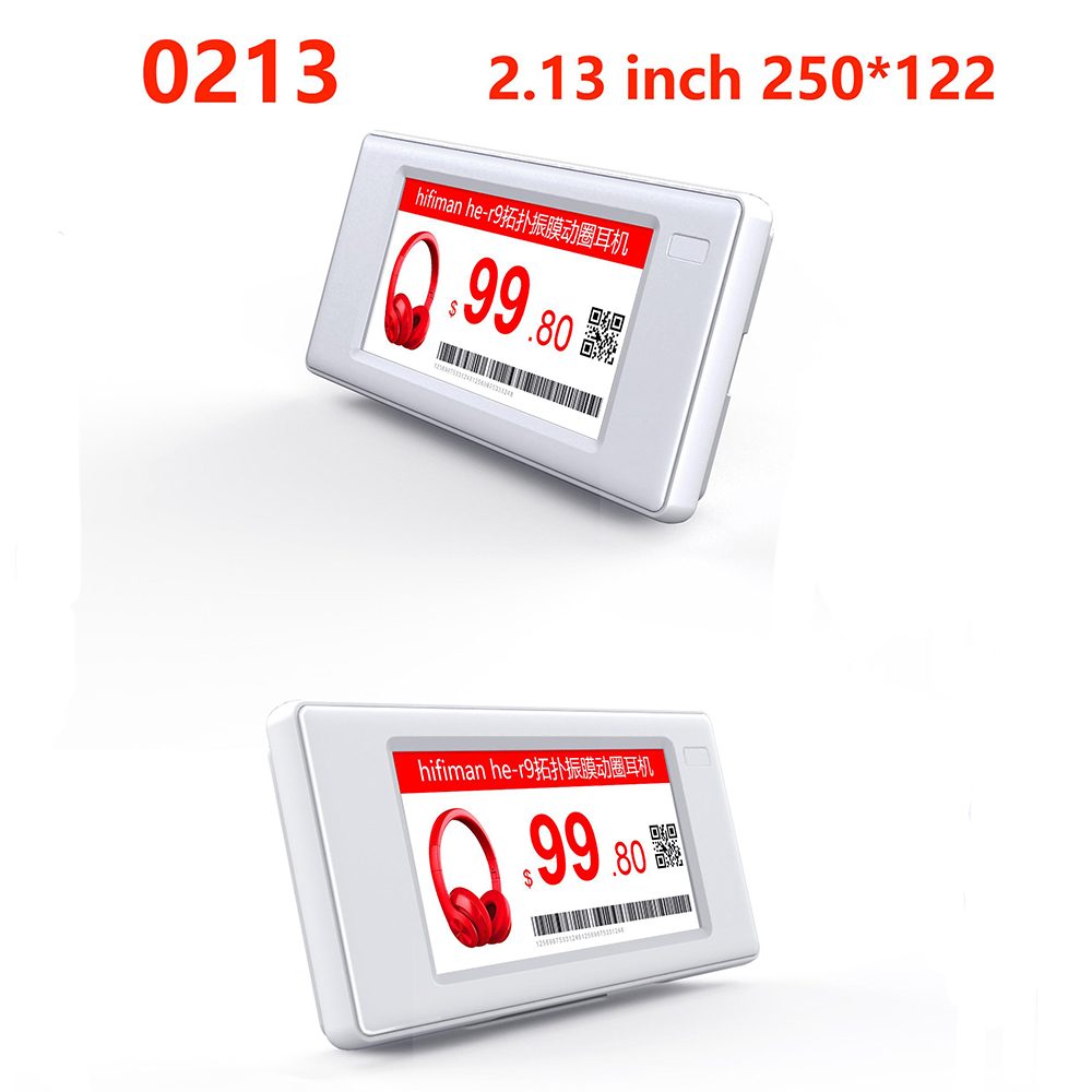 2,13 Zoll 3 Farbe Elektronische Regal Label Display Farbe Schwarz Weiß Rot