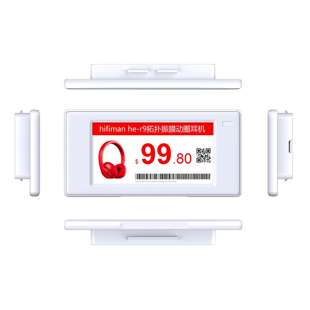 2,66 Zoll 3 Farbe Elektronische Regal Label Display Farbe Schwarz Weiß Rot