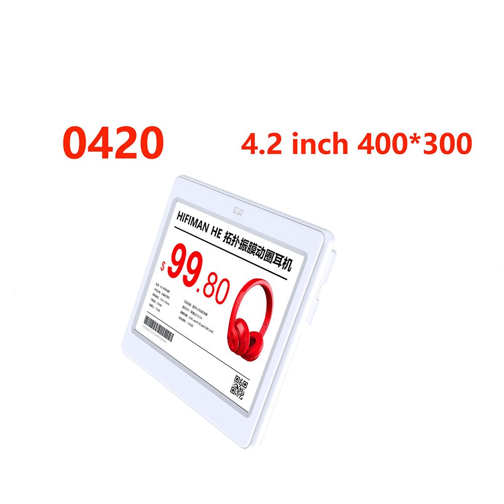 4,2 Zoll 3 Farbe Elektronische Regal Label Display Farbe Schwarz Weiß Rot