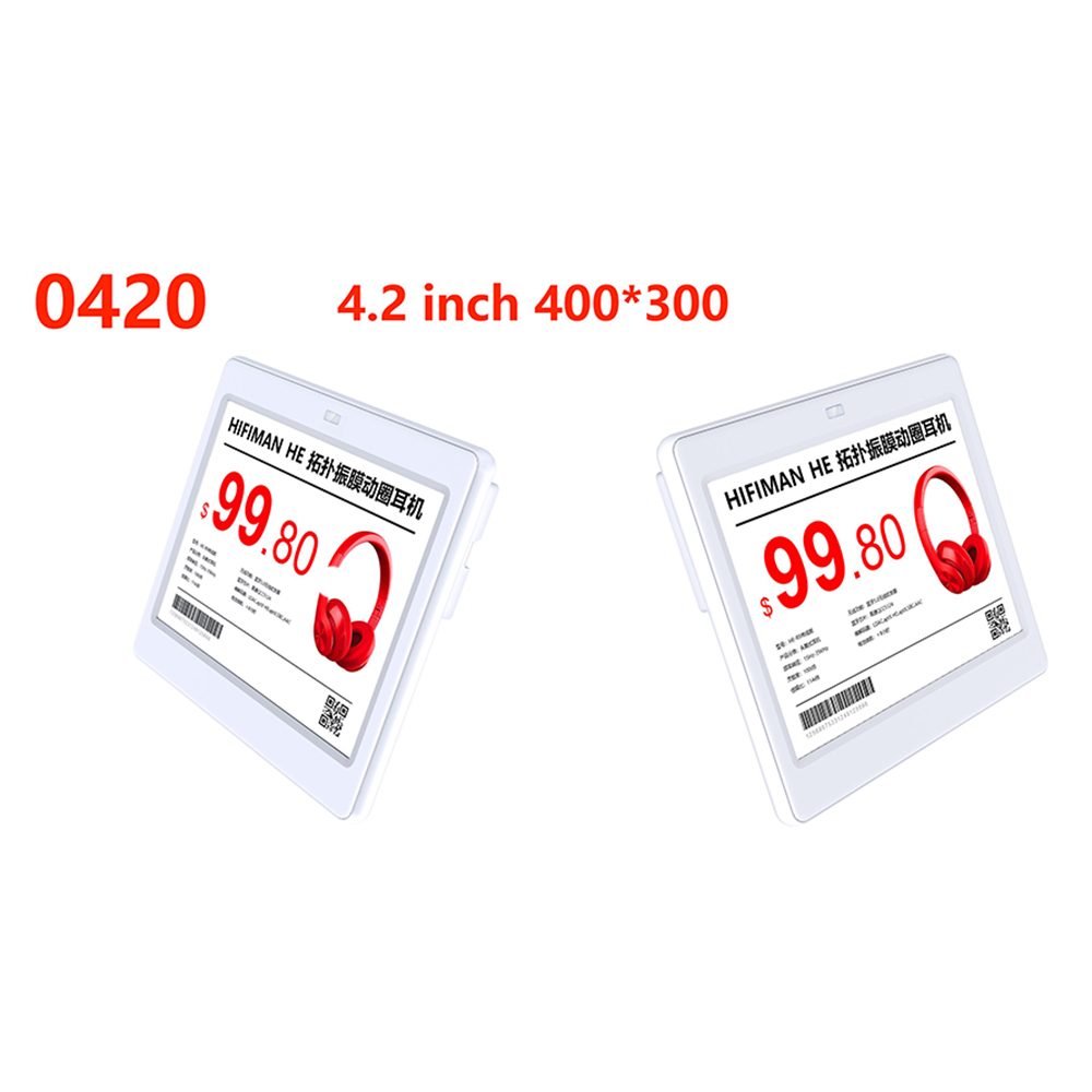 4,2 Zoll 3 Farbe Elektronische Regal Label Display Farbe Schwarz Weiß Rot