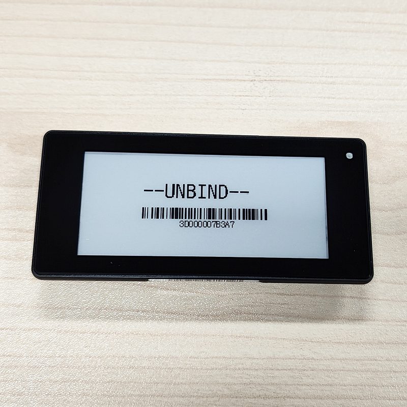 Schwarzes Shell 2,9 Zoll elektronisches Regaletikett
